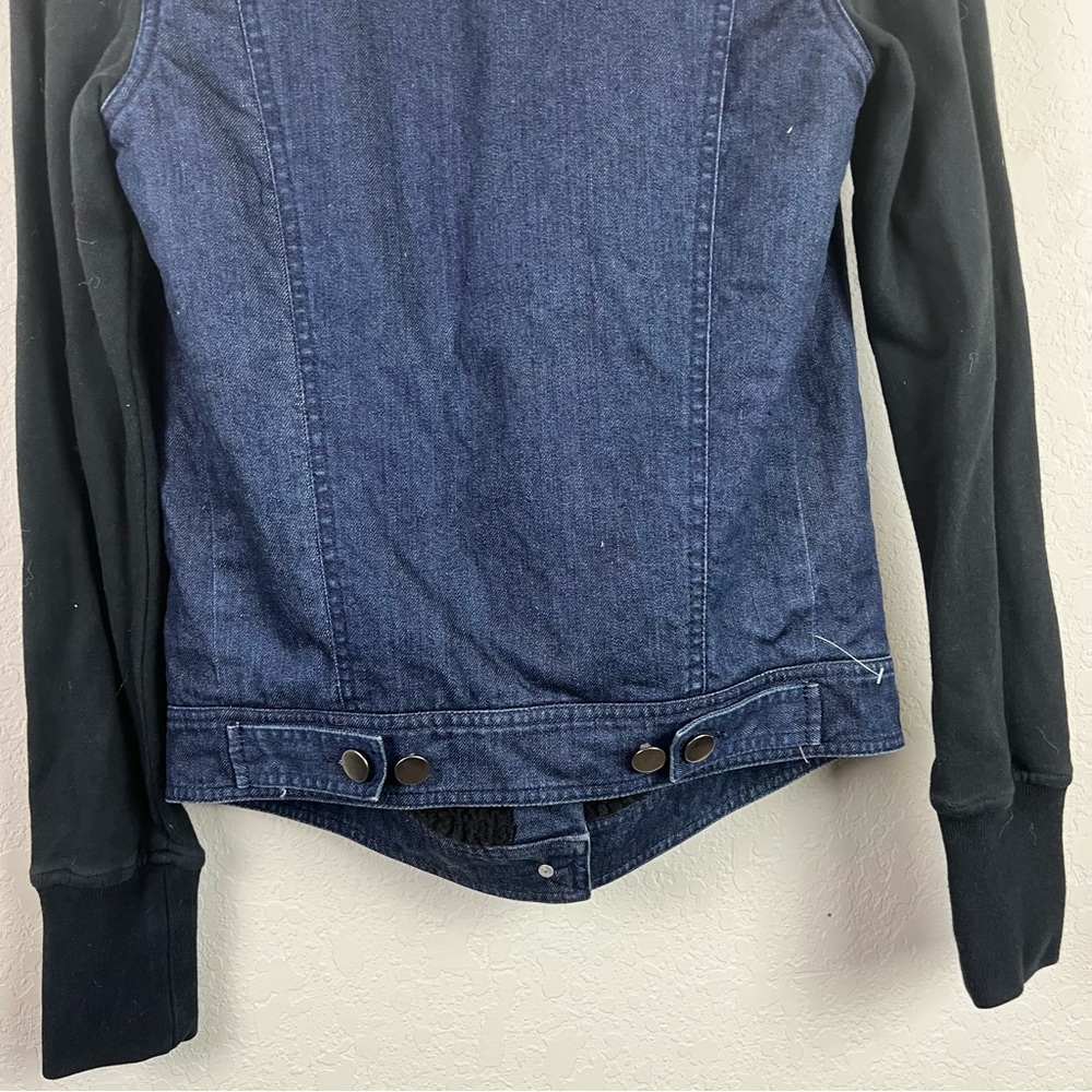 OAK NYC Jacket Denim Jean Sherpa Fleece - Picture 7 of 11